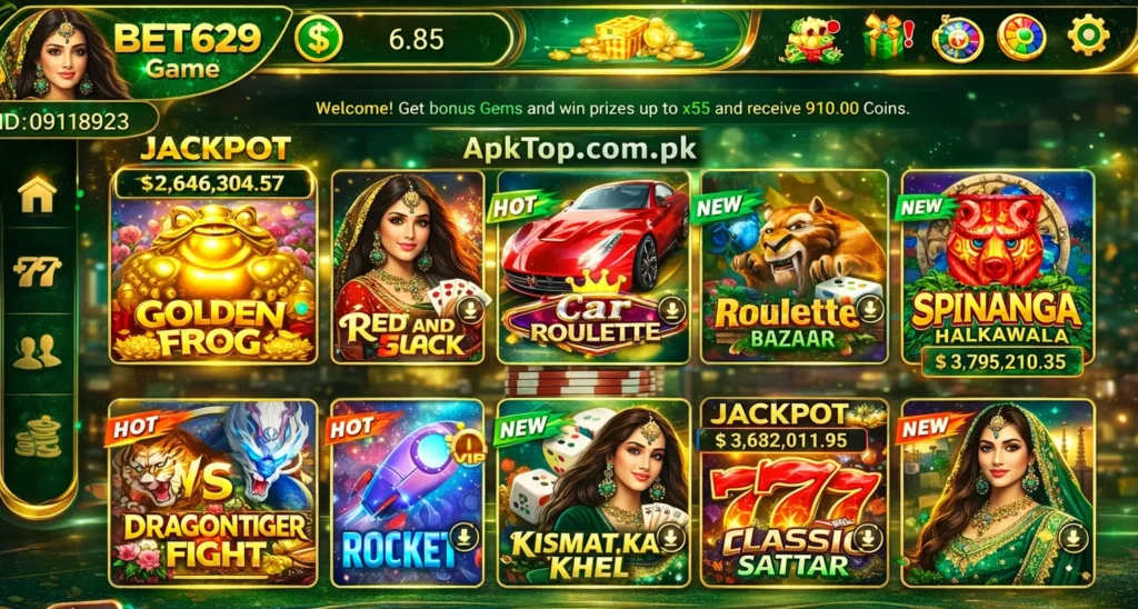 Bet 629 Game Download